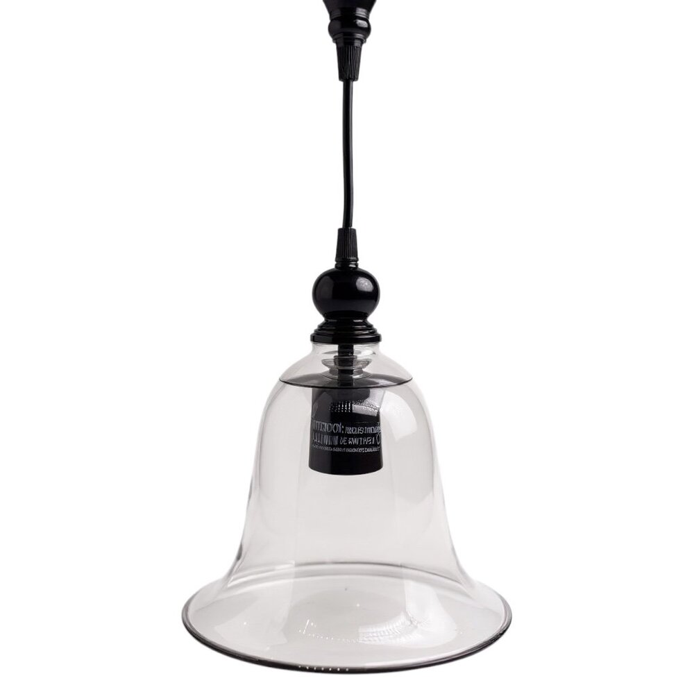 Rustic Oil Rubbed Bronze Clear Glass Pendant Light Farmhouse Industrial Loft Bar